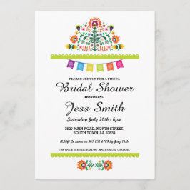 Invitación El mexicano nupcial de la fiesta del fiesta de