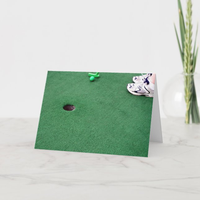 Invitación El mini golf invita (Anverso)