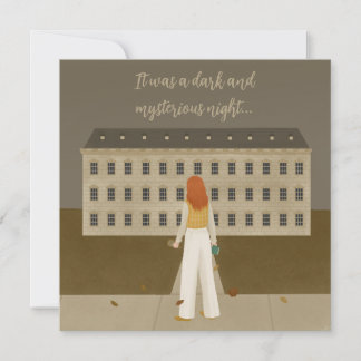 Invitación El misterio del asesinato Fiesta temática