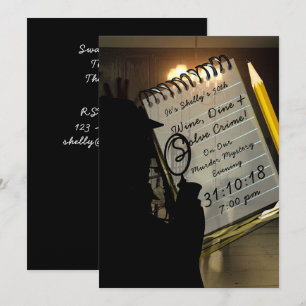 Invitación El misterio del asesinato invita a la investigació