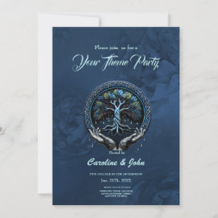 Invitación El místico árbol celta de la vida