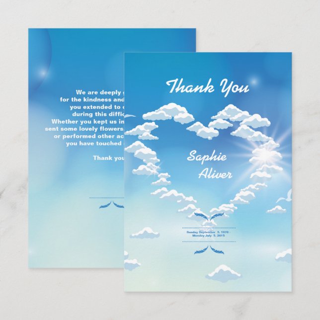 Invitación El monumento le agradece cardar (Anverso / Reverso)