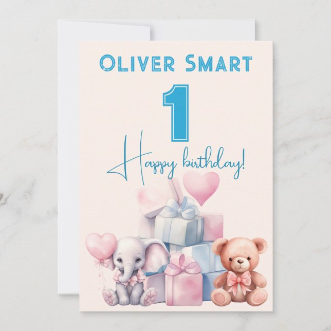 Invitación El mundo mágico de la celebración 1 (Anverso)