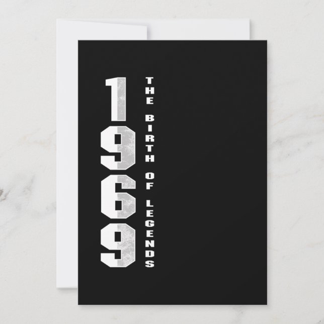 Invitación El nacimiento de las leyendas 1969 51.ª regalo de  (Anverso)