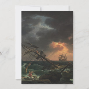 Invitación El Naufragio por Claude-Joseph Vernet