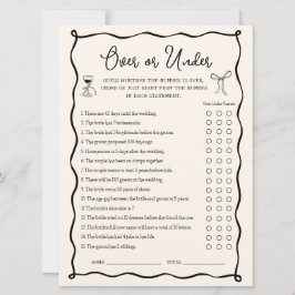 Invitación El negro italiano de la ducha de novias