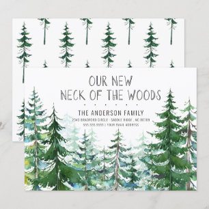 Invitación El nuevo cuello de los bosques de pino ciego se mu
