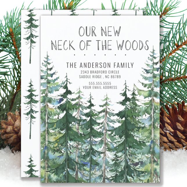Invitación El nuevo cuello de los bosques de pino ciego se mu (Subido por el creador)