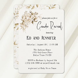 Invitación Él o Ella ¿Qué Será el Bebé || Revelación de Géner