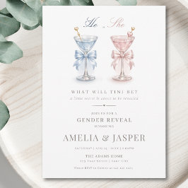 Invitación Él o Ella ¿Qué Será Tini Revelación de Género