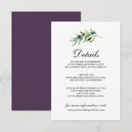 Invitación El Olivar | Detalles del Boda ruso