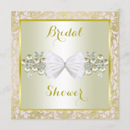 Invitación El oro brilla, las gemas del diamante y arquea la