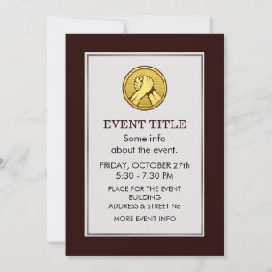 Invitación El oro de la lucha armada
