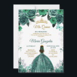 Invitación El oro y el hambre verde esmeralda son mis príncip<br><div class="desc">Invitación a mis cinco años de oro y hambre verde esmeralda sanaMis cinco años de fiesta</div>