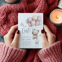 El oso de peluche es un globo beige morado Chica