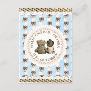 Invitación El país de los bovavientos de Lil y el Baby Shower