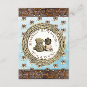 Invitación El país de los bovavientos de Lil y el Baby Shower