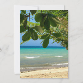 Invitación El paisaje de la playa. Filipinas. Moalboal. Playa