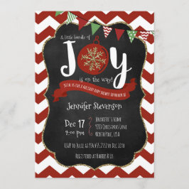 Invitación El paquete de alegría está en la manera Baby