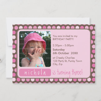 Invitación EL PARTIDO DE CUMPLEAÑOS DE FOTO INVITA : modesto