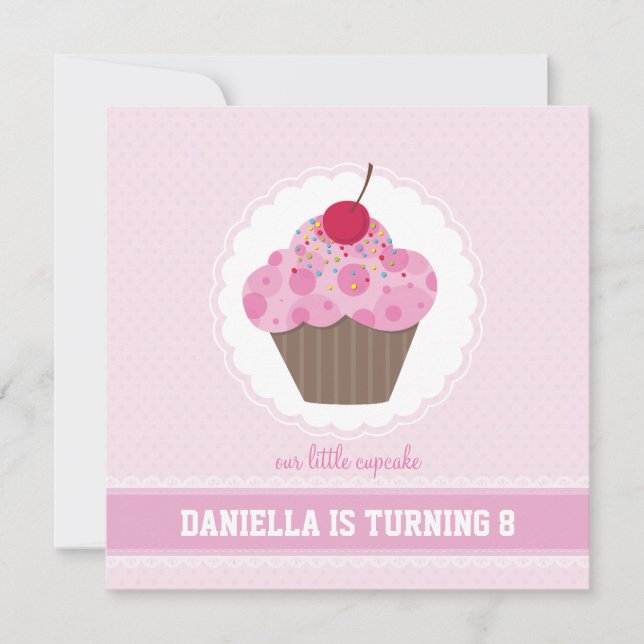 INVITACIÓN EL PARTIDO DE CUMPLEAÑOS INVITA :: PASTEL 6SQ (Anverso)
