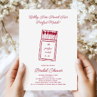 El partido perfecto, Doodle Matchbook Bridal Showe
