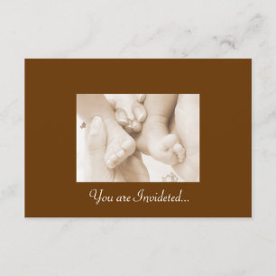 Invitación El Patter Pitter de los pies pequeños