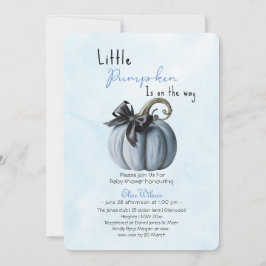 Invitación El pequeño arco de calabaza rosa está en camino