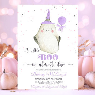 Invitación El Pequeño Boo casi se debe a la ducha de bebé