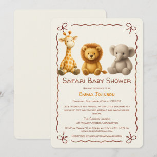 Invitación El pequeño explorador   Fiesta de bienvenida de am