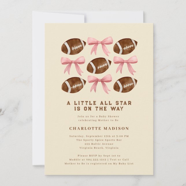 Invitación El pequeño fútbol de todas las estrellas y dobla B (Anverso)