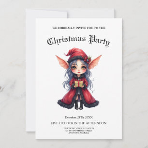Invitación El pequeño mensajero de Navidad.