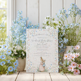 Invitación El pequeño Peter Rabbit y la mamá Baby Shower