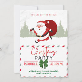 Invitación El pequeño y acogedor ambiente de Santa