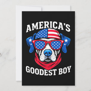 Invitación El perro más bueno de América