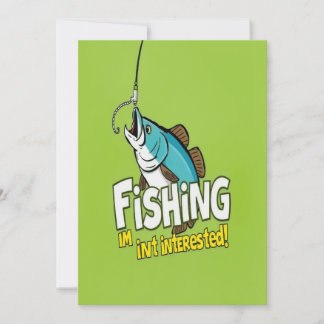 Invitación El pescado que no está interesado en la pesca