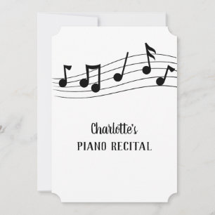 Invitación El Piano Recital del Niño Otro Evento Musical