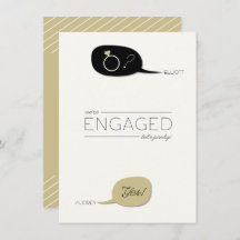 ¡Él pidió y ella dijo sí! Fiesta de compromiso