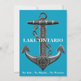 Invitación El pirata pirata del ancla del lago Ontario