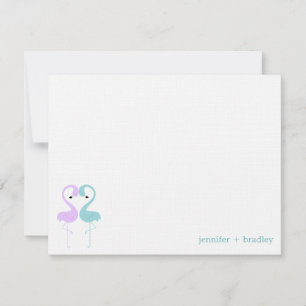 Invitación El plano de encargo de los pares del flamenco le