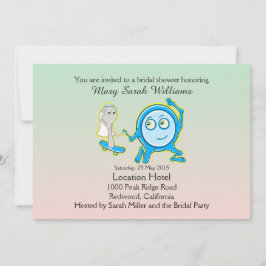 Invitación El Plato Se Quedó Con La Ducha De Novias Cuchara