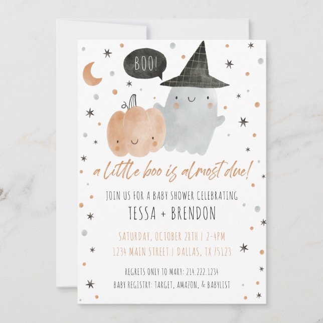 INVITACIÓN EL POCO BOO CASI DEBIDO (Anverso)