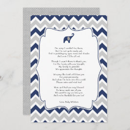 Invitación El poema de la fiesta de bienvenida al bebé le