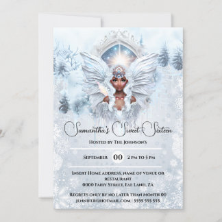 Invitación El portal de cuento de hadas de la princesa de inv
