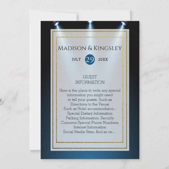 Invitación El presidente Trump 🇺 🇸 ✨ Personalizado Boda pat (Anverso)