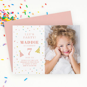 Invitación El presupuesto rota la fiesta de cumpleaños de la 