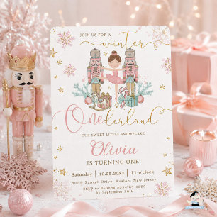 Invitación El primer cumpleaños de Onederland de El Cascanuec