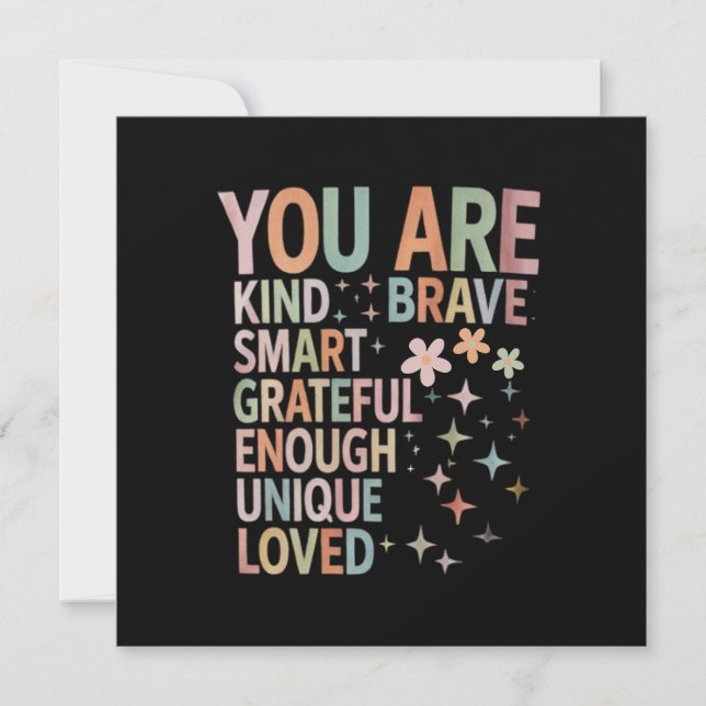 Invitación El primer día motivacional del profesor para volve (Anverso)