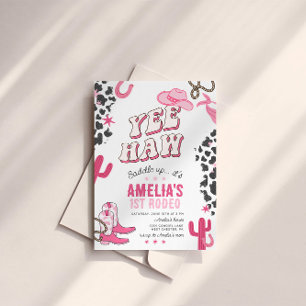 Invitación El primer rodeo de Western Cowgirl