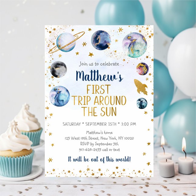 Invitación El primer viaje del espacio azul alrededor del cum (Subido por el creador)